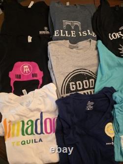 Reseller Lot Of 33 New Liquor Distillery T Shirts Tequila Vodka Moonshine Gin