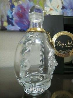 Rey Sol Extra Anejo Tequila Bottle & Box, Empty 750 ml, Sergio Bustamante