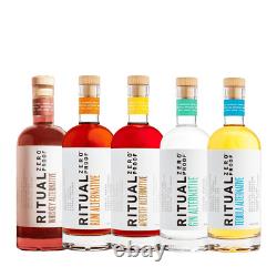 Ritual Non-Alcoholic Spirits Sampler (Gin, Whiskey, Rum, Tequila, Aperitif)