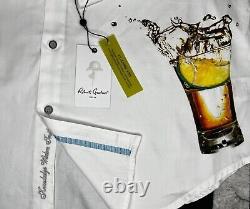 Robert Graham LEMONS Limes Tequila $198 2XL Classic Fit Short Sleeve NWT XXL