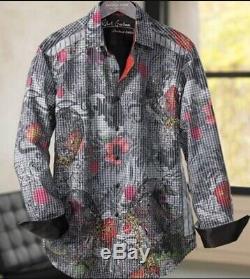 Robert Graham Limited Edition Tequila Embroidered Super Rare Shirt L NEW $498
