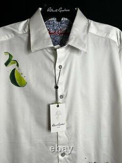Robert Graham TEQUILA Lime Cocktail $198 Large NWT Classic Fit Fast Ship! L