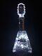 Rocknroll Lightedelectric V Tequila Glass Guitar Bottleemptybar Decor 14
