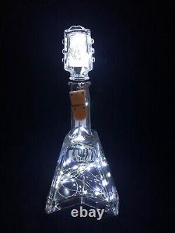 RockNRoll LightedElectric V Tequila Glass Guitar BottleEmptyBar Decor 14