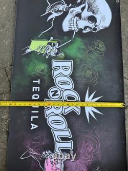 RockNRoll Tequila Banner Skull Margarita Decor 95x2ft