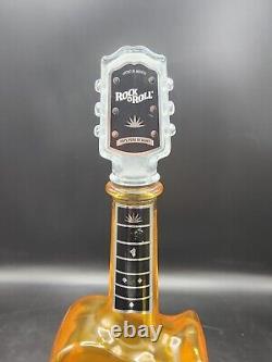 Rock & Roll Mango Tequila Guitar Bottle. Signed By BOB STOOPS. Football Star