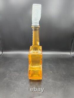 Rock & Roll Mango Tequila Guitar Bottle. Signed By BOB STOOPS. Football Star