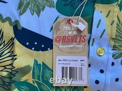 Rsvlts Dropzone Agave Tequila Rare Blue Green Sold Out Mens 2xl New With Tags