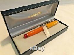 SAILOR Cocktail Tequila Sunrise 21K Gold M Fountain Pen 1000 limited withTracking