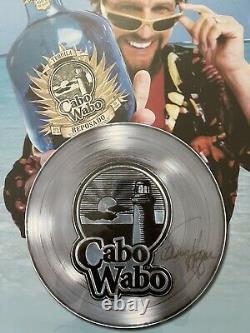 SAMMY HAGAR Red Rocker Signed 15X23. CABO WABO Tequila Promo Poster Van Halen