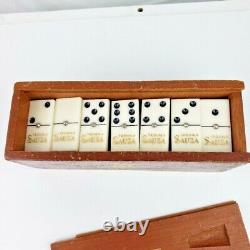 SAUZA NUESTRO TEQUILA Domino Set Wood Box