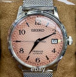 SEIKO Presage SRPE47J1 Automatic Cocktail Tequila Pink Japan Made 4R35 Limited