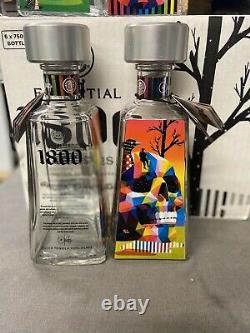 SET OF 6 1800 Tequila Essential Artist Series OKUDA SAN MIGUEL withoriginal box