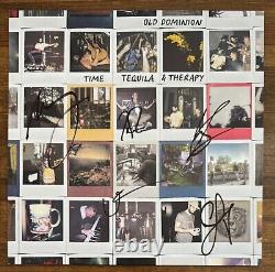 SIGNED Old Dominion Time Tequila & Therapy AUTOGRAPHED Vinyl LP BAS Beckett COA