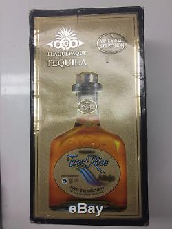 SIGNED VINCE NEIL Tres Rios Anejo Tequila 750 mL FULL SEALED Bottle MOTLEY CRUE