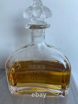 SUPER RARE WALNUT CASE GRAN PATRON BURDEOS TEQUILA With EMPTY BOTTLE +STOPPER