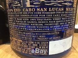 Sammy Hagar 3 Liter 4th Generation BLUE Cabo Wabo Tequila Promo Display Bottle