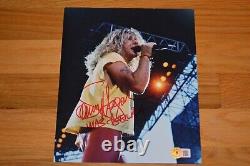 Sammy Hagar Autographed 8x10 Photo with Beckett Hologram COA Mas Tequila