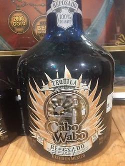Sammy Hagar Big 3 Liter 3rd Generation Cabo Wabo Tequila Bottle Extremely Rare