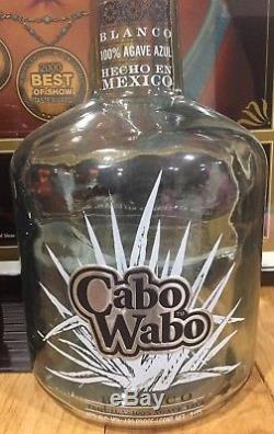 Sammy Hagar Big 3 Liter 4th Generation Cabo Wabo Tequila Promo Display Bottle