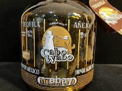 Sammy Hagar CABO WABO ANEJO MILENIO TEQUILA Collector Bottle With Tag Rare Empty