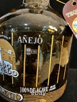 Sammy Hagar CABO WABO ANEJO MILENIO TEQUILA Collector Bottle With Tag Rare Empty