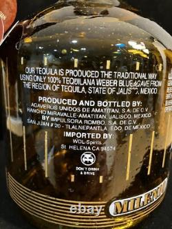 Sammy Hagar CABO WABO ANEJO MILENIO TEQUILA Collector Bottle With Tag Rare Empty