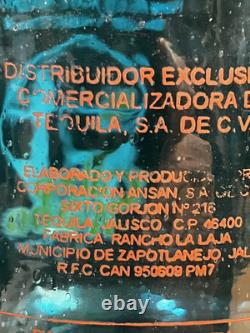 Sammy Hagar Cabo Wabo 1st Generation Blue Tequila Bottle Extremely Rare Version