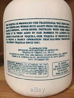 Sammy Hagar Cabo Wabo Tequila Original 1st Blue Hand Blown Bottle Sold In Mexico