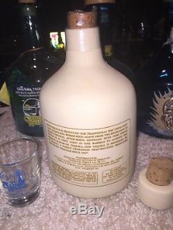 Sammy Hagar Original 1st Cabo Wabo Ceramic White Tequila Bottle Extremely Rare