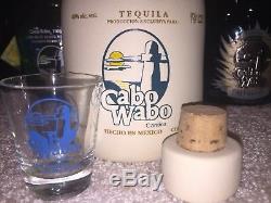 Sammy Hagar Original 1st Cabo Wabo Ceramic White Tequila Bottle Extremely Rare