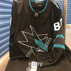 San Jose Sharks Official Adidas #80 Milgaro Tequila Jersey Size 54 BRAND NEW