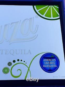 Sauza Tequila Rum Whiskey Margarita Beer Bar Big Mirror Man Cave New