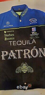 Scott Sharp Acura Tequila Patron#9 Blue Lemans ISMA Series Jacket Super Clean