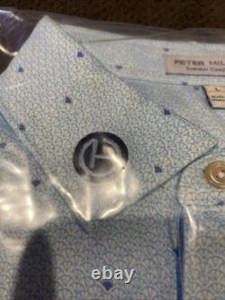 Scotty Cameron Agave Man Tequila Sunrise Peter Millar polo shirt Large