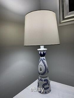 Set Of 2 Tequila Bottle Lamps Clase Azul Reposado With Bluetooth Color Bulb