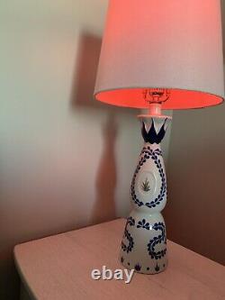 Set Of 2 Tequila Bottle Lamps Clase Azul Reposado With Bluetooth Color Bulb