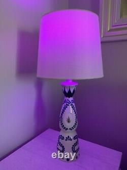 Set Of 2 Tequila Bottle Lamps Clase Azul Reposado With Bluetooth Color Bulb