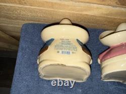 Set Of Tequila Decanters PANCHO PISTOLAS AND LA PRIMA DE PANCHO MEXICO. No Chips