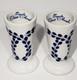 Set Of 2 Clase Azul Tequila Ceramic Hand Painted Snifter Shot Glasses Mexico