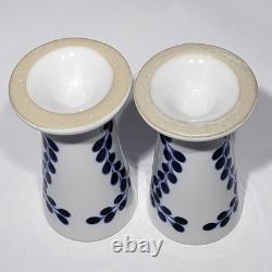 Set of 2 Clase Azul Tequila Ceramic Hand Painted Snifter Shot Glasses Mexico
