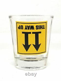 Set of 7 Shot Glasses Glass Barware Shots Drink Whiskey Tequila Vodka and Cart