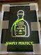 Silver Patron Tequila Simply Perfect Glass Light Up Sign
