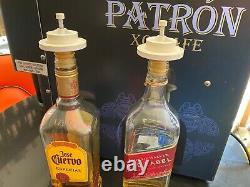 Slim Shot-2 Patron Xo Cafe Dual Double Tequila Dispenser Complete