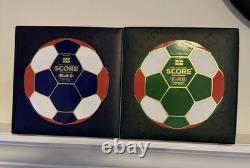 Soccer Ball SCORE Tequila Bottle in USA Collector Case VIP FIFA World Cup Soccer