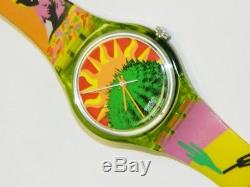 Swatch TEQUILA vintage swiss automatic conversion plastic watch