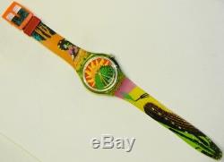 Swatch TEQUILA vintage swiss automatic conversion plastic watch