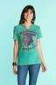 T3052 Double D Ranch Wah-hoo Tee Tequila Turquoise
