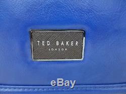 TED BAKER Mens Satchel Bag TEQUILA Blue Shoulder Despatch Docu Bags BNWT R£129