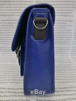 TED BAKER Mens Satchel Bag TEQUILA Blue Shoulder Despatch Docu Bags BNWT R£129